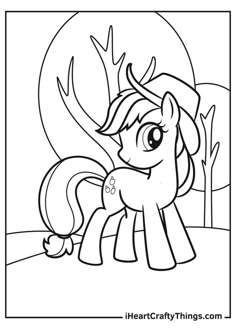 pony  coloring book pages