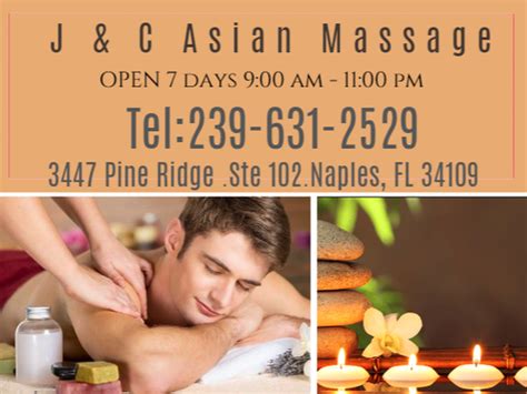 J And C Asian Massage 25 Photos 3447 Pine Ridge Rd Naples Florida