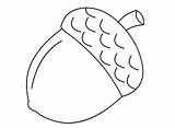 Acorn Coloring Pages Fall Acorns Delicious Board Leaves Crafts Autumn Coloringsky Choose sketch template