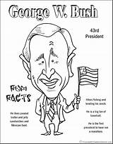 Presidents Coloring Pages President Bush George Preschool Color Makingfriends Getcolorings Print Freekidscrafts Printable Printables Caricatures Presidential Projects Printer Reserved Friendly sketch template