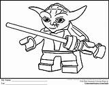 Lego Coloring Pages Wars Star Yoda Superhero Movie Disney Printable Starwars Darth A4 Boys Ginormasource Maul sketch template