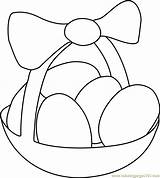 Easter Coloring Basket Eggs Egg Pages Printable Coloringpages101 Bunny Behind Color Holidays sketch template