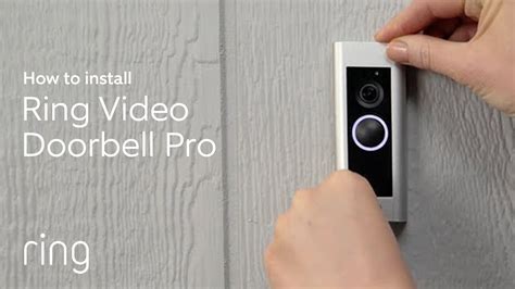 install ring video doorbell pro diy installation youtube