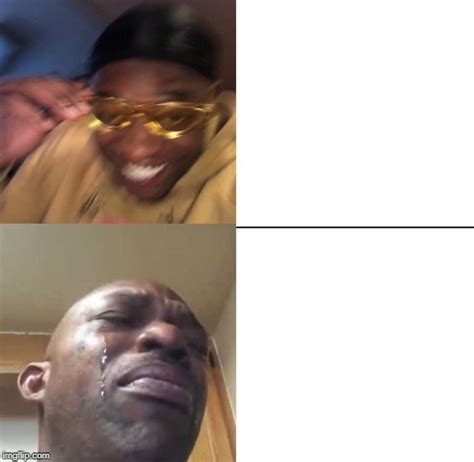 Wearing Sunglasses Crying Blank Template Imgflip