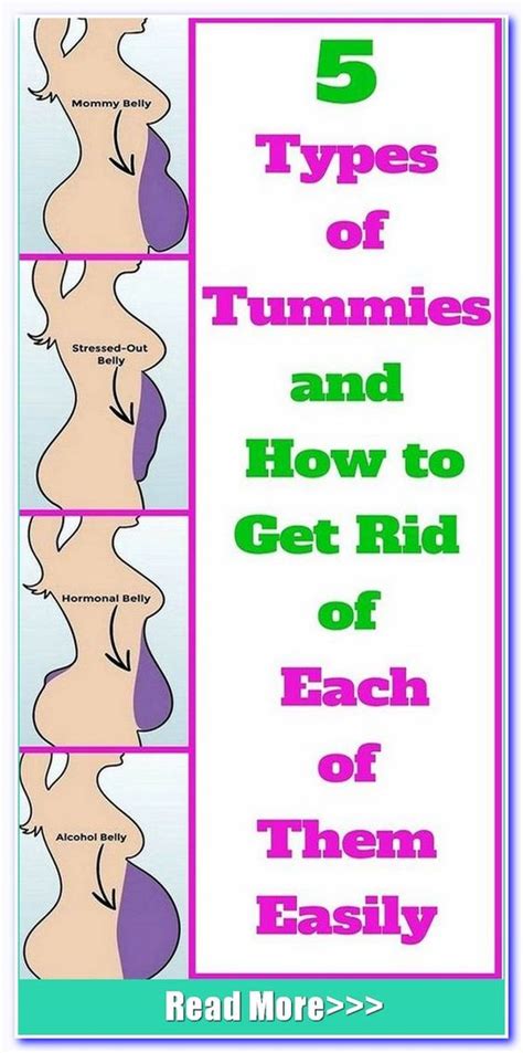5 types of tummies and ways to get rid of each of them natural