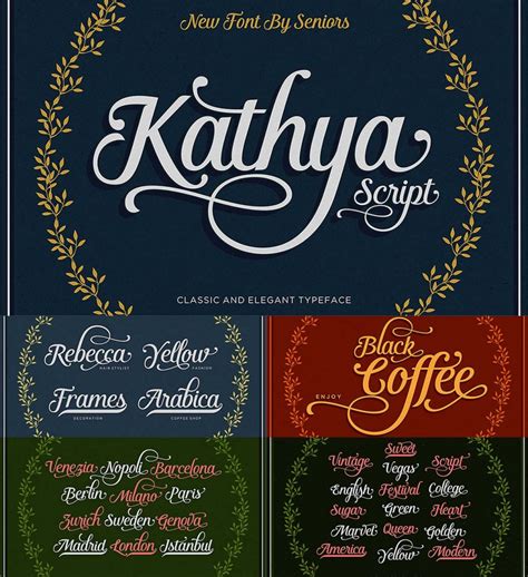 kathya calligraphic font free download
