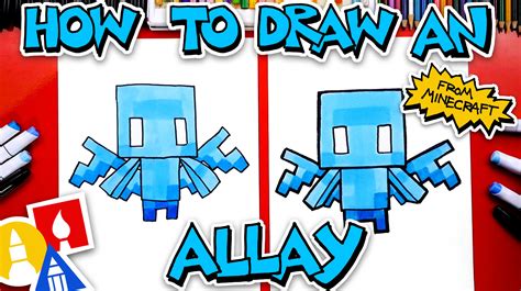draw  minecraft allay art  kids hub