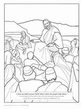 Coloring Pages Primary Lds Peacemakers Blessed Manual Jesus Lessons Color Beatitudes Choose Board Getdrawings Getcolorings Colouring Kids Lesson Bible sketch template