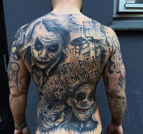 gangster tattoos joker tattoos clown tattoo chicano tattoos body
