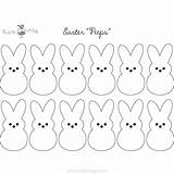 Peeps Marshmallow Xcolorings sketch template