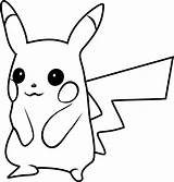 Pikachu Coloring Pokemon Pages Go Printable Kids Smiling A4 Adults Easy Categories Drawings Charizard Choose Board sketch template