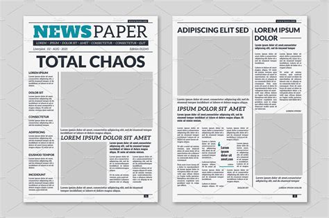 newspaper template column articles textures creative market