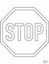 Coloring Stop Sign Germany Pages Supercoloring Drawing sketch template