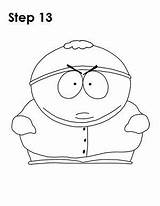 Cartman Eric Easydrawingtutorials Sketch Coloring Hard sketch template