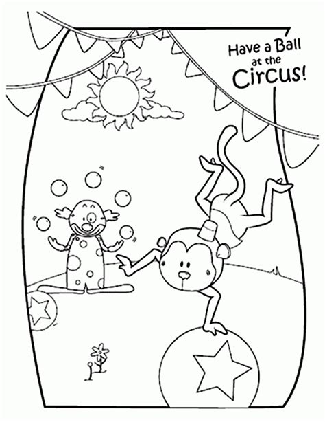 pictures  circus animals coloring home