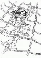 Pirates Sparrow Coloringpagesfun sketch template