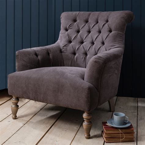 accent armchair grey moby accent armchair  footstool marl grey