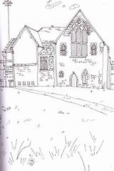 Monastery Abandoned Coventry Whitefriars sketch template