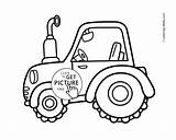 Coloring Pages Tractor Transportation John Deere Toddlers Simple Land Color Printable Kids Cute Colouring Johnny Getcolorings Print Drawing Printables Tractors sketch template