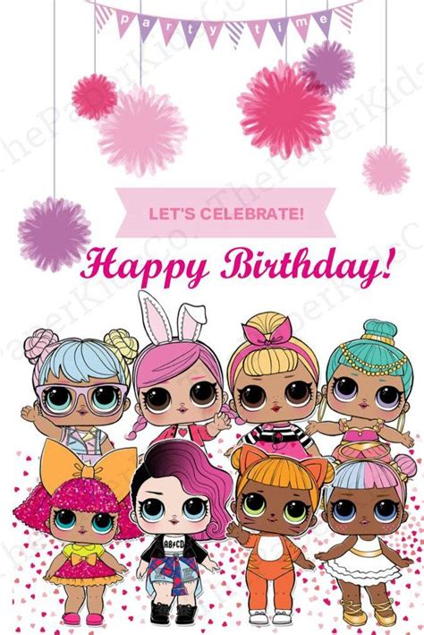 lol surprise birthday clipart   cliparts  images