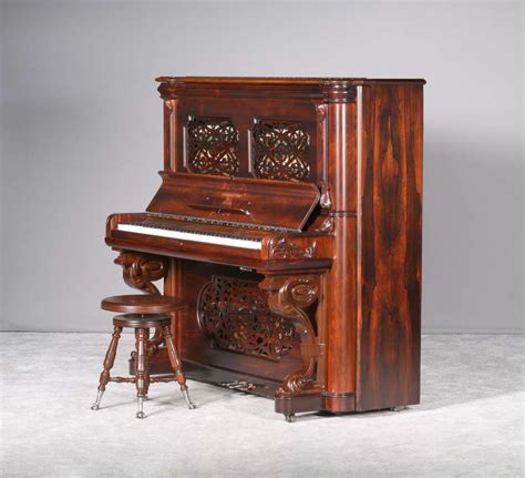 beautiful steinway and sons victorian upright piano