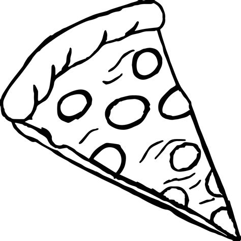 pizza drawing images  getdrawingscom   personal  pizza