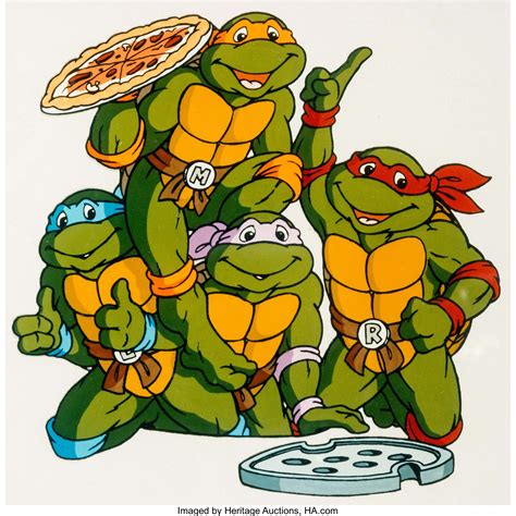 teenage mutant ninja turtles lithograph print  remarqued lot