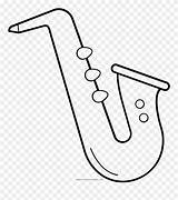 Saxophone Coloring Clipart Line Pinclipart sketch template