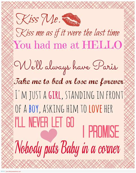 Just Kiss Me Quotes Quotesgram