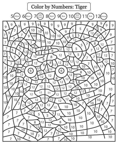 printable coloring  number pages