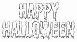 Halloween Happy Letters Bubble Printable Template Placemats Placemat Printables Printablee Via Decor sketch template