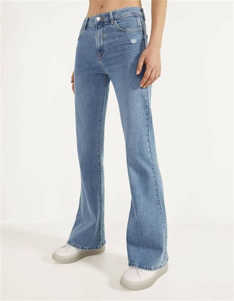 jeans flare fit null bershka espana flare jeans womens flare jeans insta fashion
