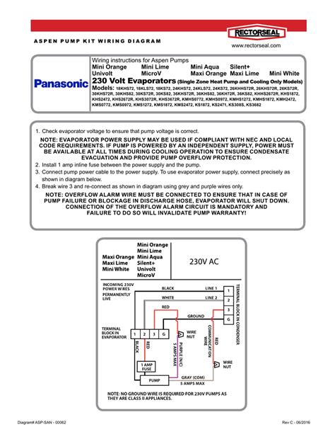 mini aqua condensate pump wiring diagram azainspir