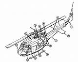 Helicopter Huey Uh Manual Bell Drawing Iroquois Pages Cd Getdrawings Details sketch template