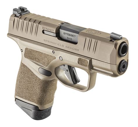 springfield armory hellcat mm  micro compact desert fde semi automatic pistol hcf