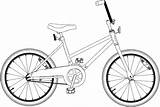 Bike Bicycle Coloring Pages Printable Color Print Transportation Kb Drawing Kids sketch template