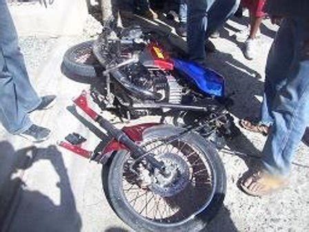 motoconchista resulta gravemente herido choque motocicletas puerto plata digital