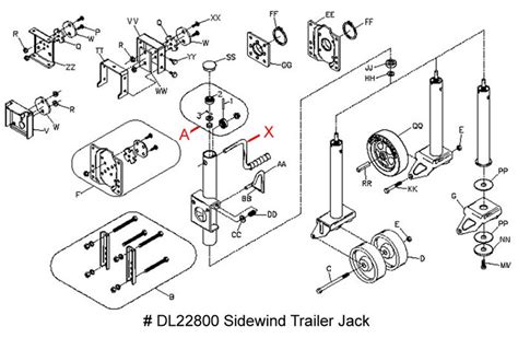 bulldog trailer jack parts diagram wiring diagram list