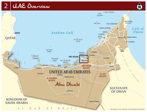 large detailed overview map  uae  roads cities  airports
