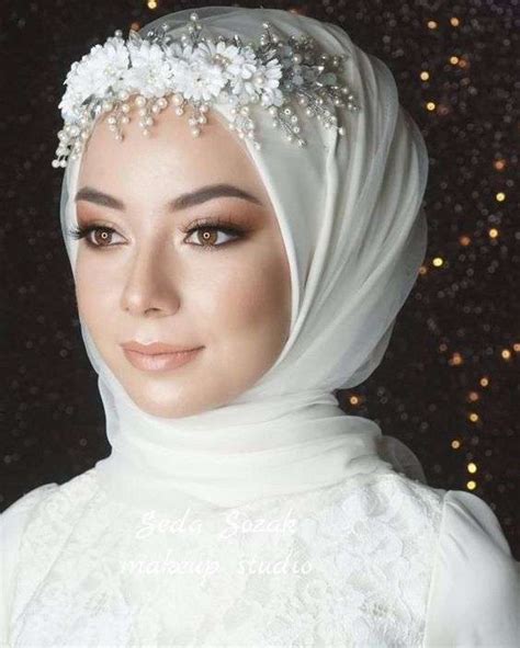 Floral Crowns For Hijab Brides Arabia Weddings