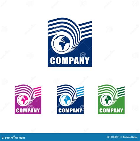 world logo stock vector illustration  commerce dimensional
