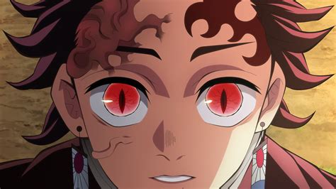 demon slayer tanjiro kamado  red eyes hd anime wallpapers hd wallpapers id
