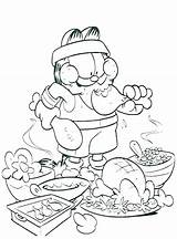 Coloring Pages Food Junk Garfield Chain Unhealthy Color Thanksgiving Choices Good Healthy Cute Sheets Printable Getcolorings Cartoon Clipart Print Kids sketch template