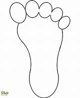 Kids Footprints Footprint Foot Digital Print Drawing Homework Getdrawings Doiron Ms sketch template