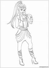 Descendants Coloring Pages Uma Getcolorings Printable sketch template