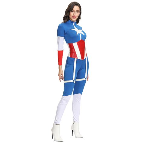 women s captain long sleeve stretchy bodysuit and corset