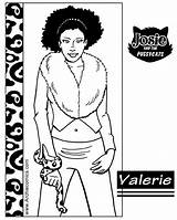 Coloring Pages Josie Pussycats sketch template