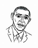 Obama Coloring Barack Pages Michelle Printable Drawing Getcolorings Color Getdrawings sketch template