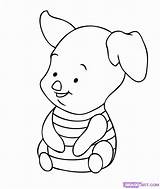 Baby Coloring Characters Disney Pages Drawings Library Clipart Pig Easy Clip sketch template