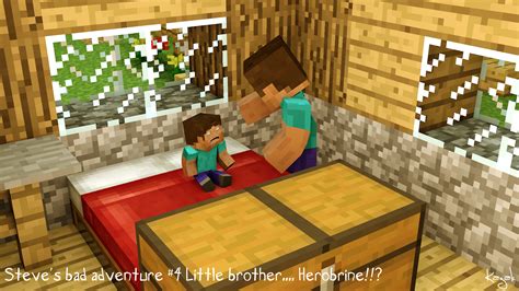 sba 4 little brother herobrine by tsangdencre on